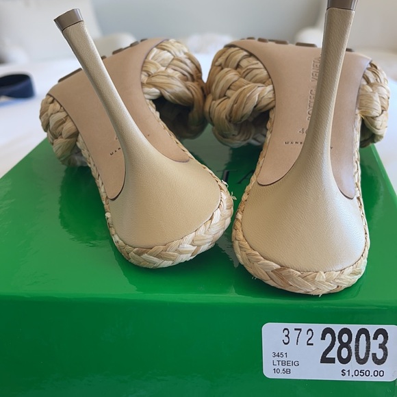 Bottega Venetia raffia heels - Picture 4 of 12